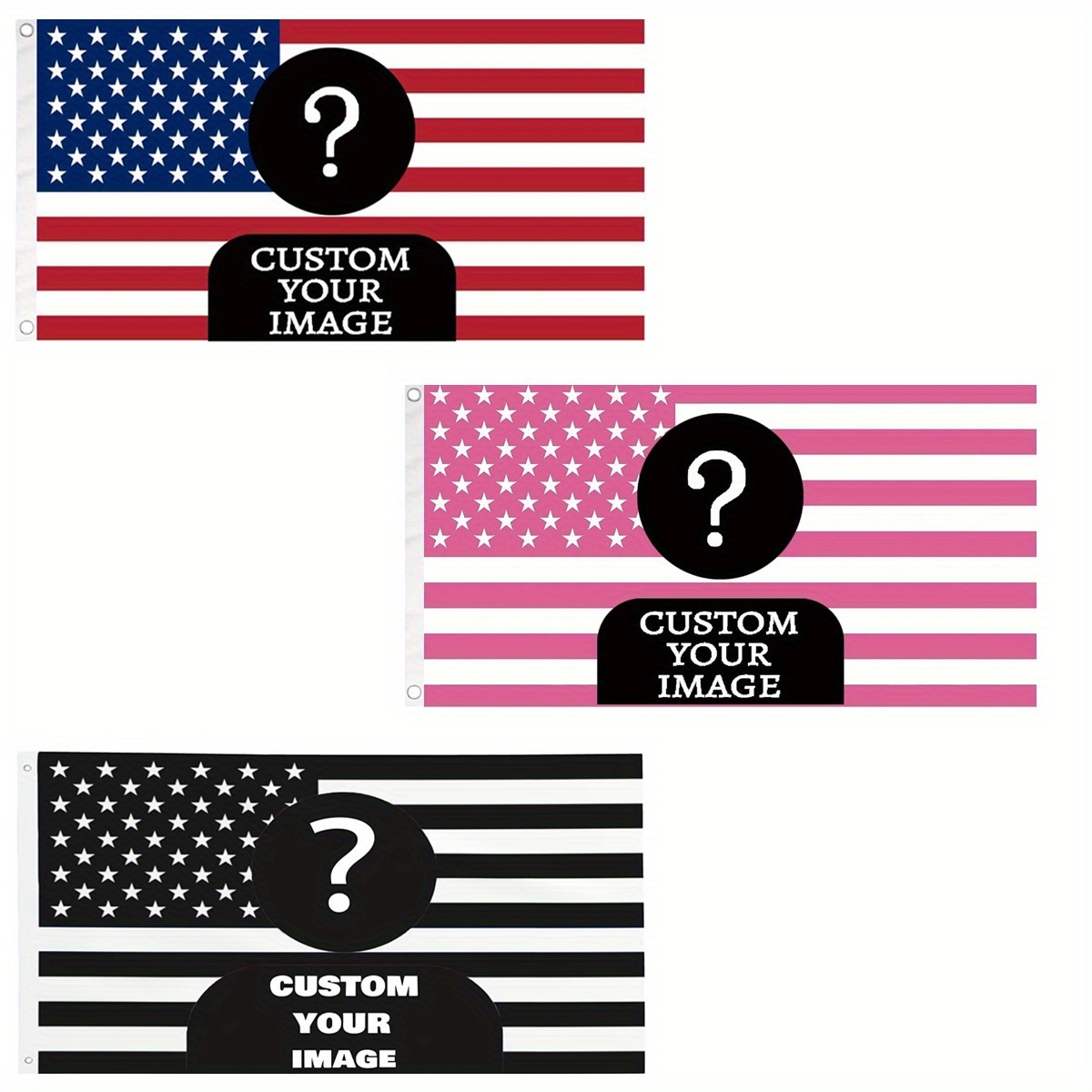Farming And Agriculture - 1pc Custom Classic Pink/Black American Flag,