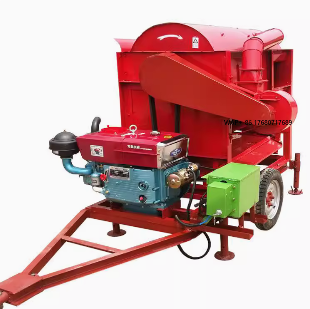 Corn Sheller Machine - Engine Corn Sheller Farm Thresher Machine