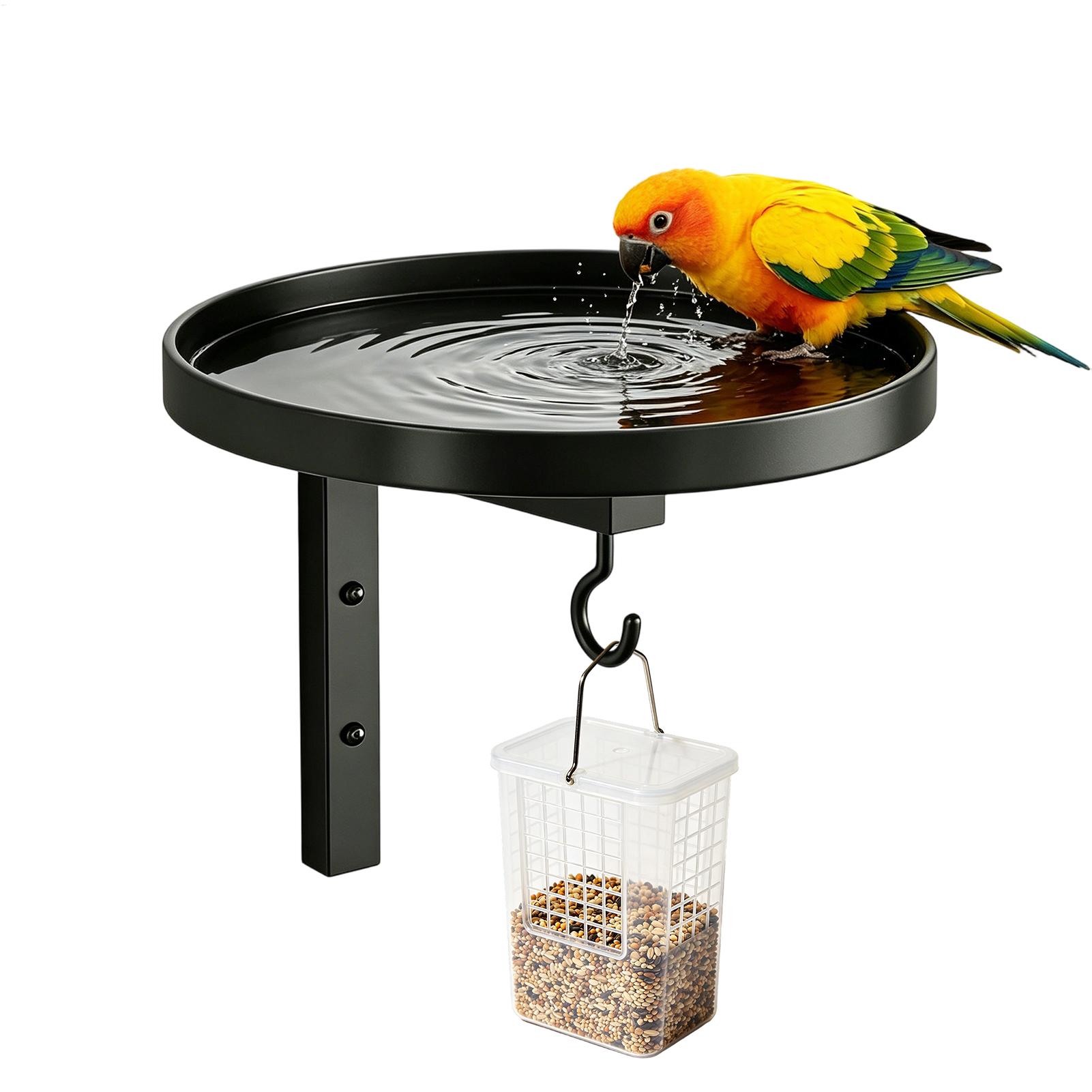 Farming And Agriculture - Metal Wall Mount Bird Feeder, Rustproof