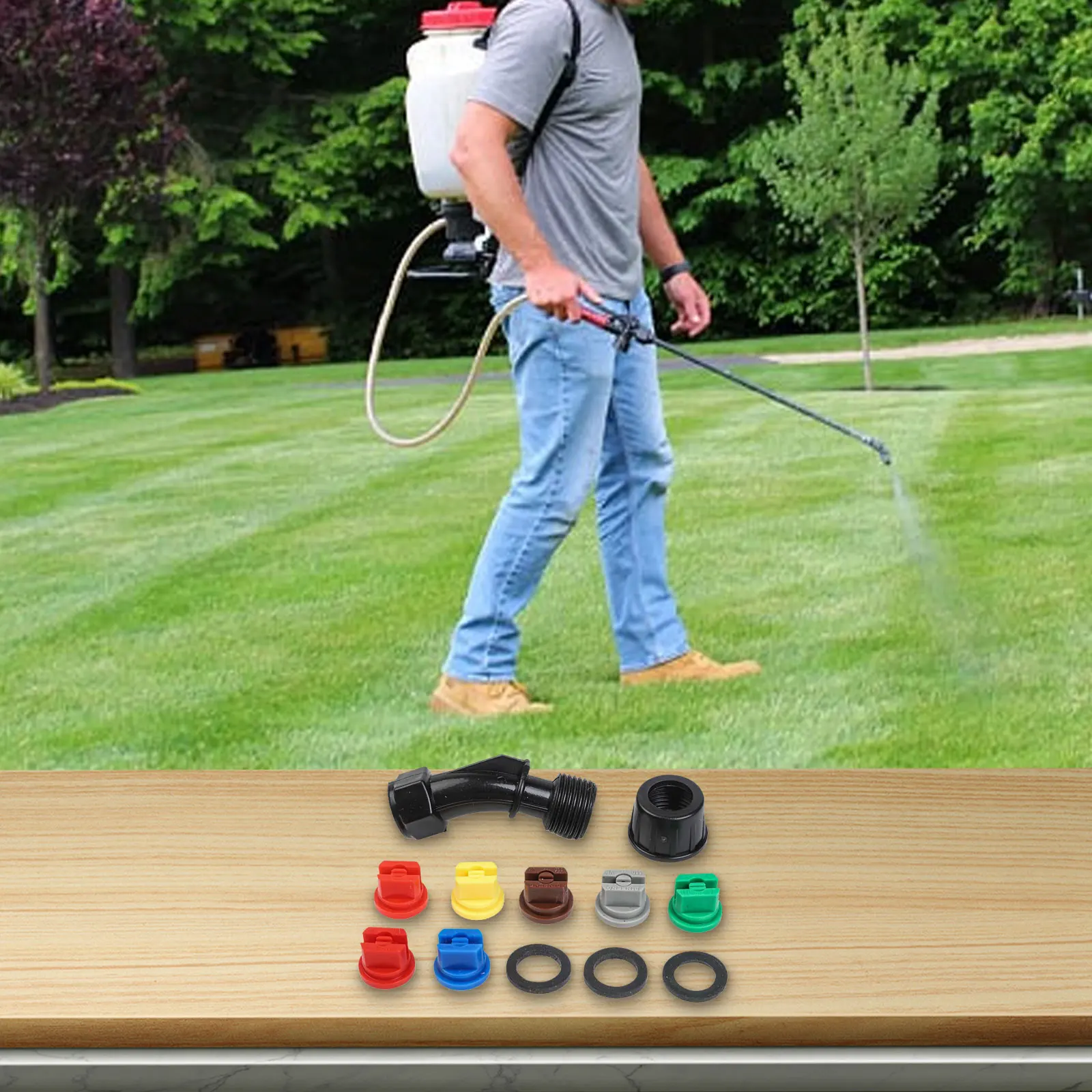 110 Degree Wide Angle Fan Nozz - Crop Sprayer Backpack review and price