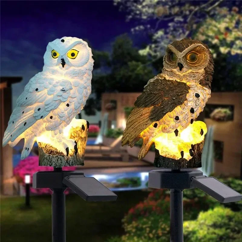 Solar Owl Statue Garden Light  - Farming And Agriculture review and price