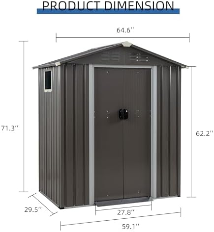 JY QAQA 5x3 FT Metal Outdoor G - Farming And Agriculture review and price